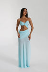 Hire Natalie Rolt Dahlia Dress Gown in Baby Blue