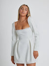 Hire ODD MUSE The Ultimate Muse Pearl Mini Dress in White