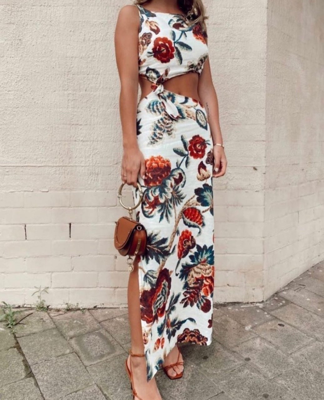 Hire SIR THE LABEL Ambroise Knot Dress In Print Floral – TheOnlyDress Hire