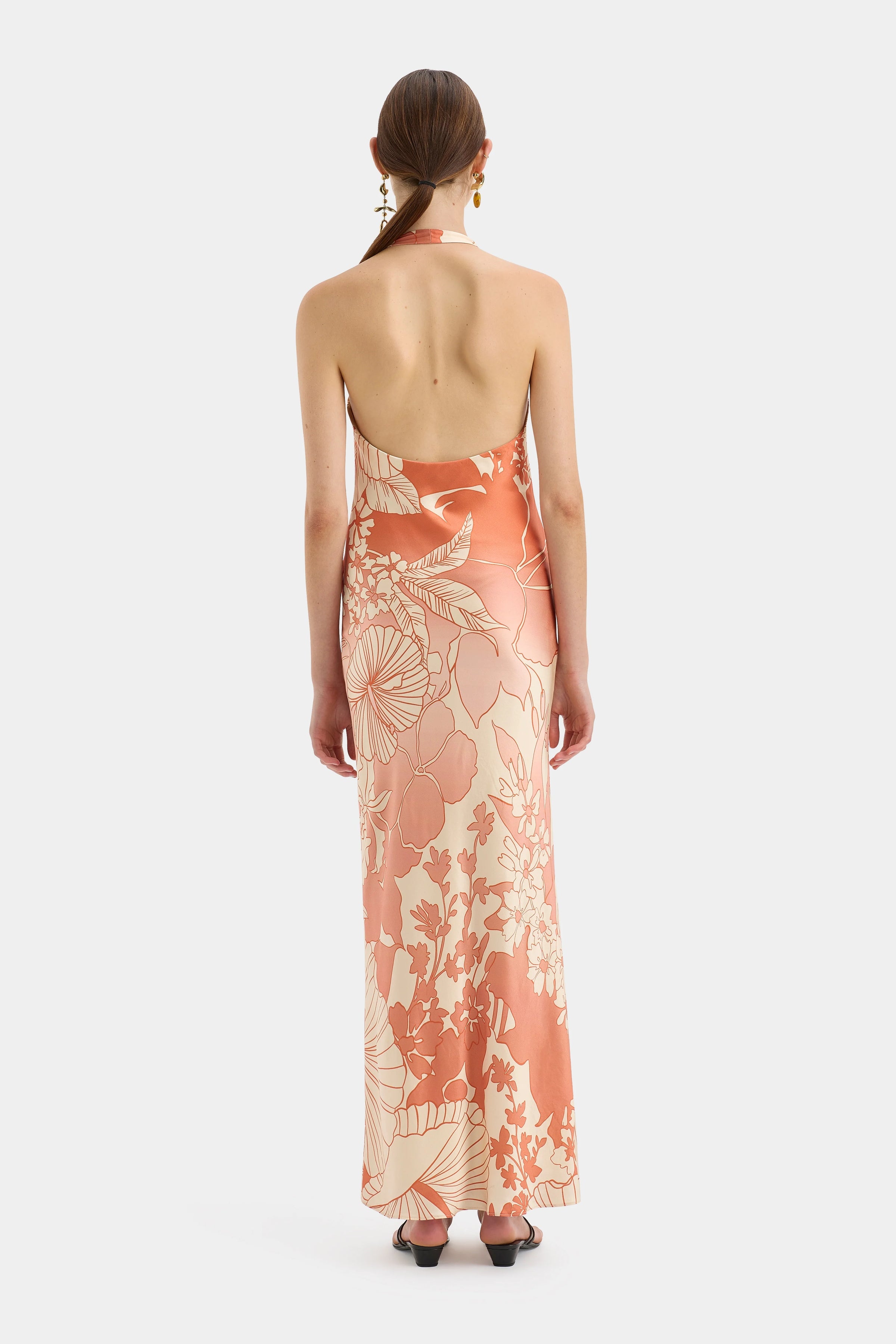 Hire SIR THE LABEL Como Twist Maxi Dress in Paradiso Print