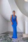 Hire SNEAKY LINK Saint Plunge Maxi Dress Sapphire