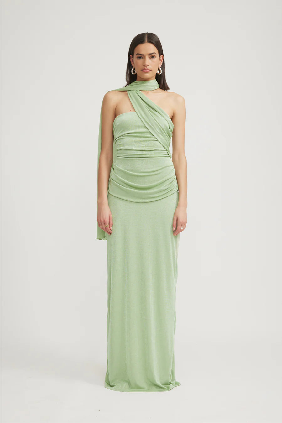 Hire TOJHA Iesha Dress in Matcha Green