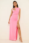 Hire TOJHA Paisleigh Maxi Dress in Rouge Pink
