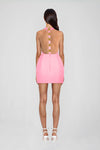 Hire ATOIR Tiffany Mini Dress in Blush Pink