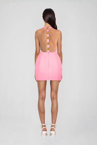 Hire ATOIR Tiffany Mini Dress in Blush Pink
