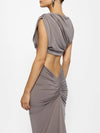 Hire EFFIE KATS Kayson Maxi Skirt in Nutmeg
