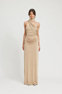 Hire TOJHA Iesha Dress in Champagne