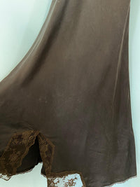 Hire SIR THE LABEL Aries Cut Out Gown in Chocolate Brown