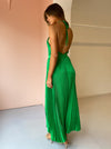 Hire L’IDEE Reveil Gown in Bright Green