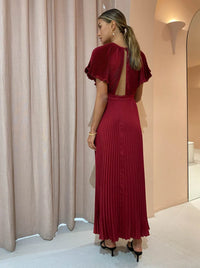 Hire L’IDEE Theatre Gown in Ruby Red