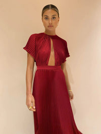 Hire L’IDEE Theatre Gown in Ruby Red