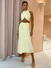 Hire SIGNIFICANT OTHER Liana Top And Skirt Set In Butter Yellow