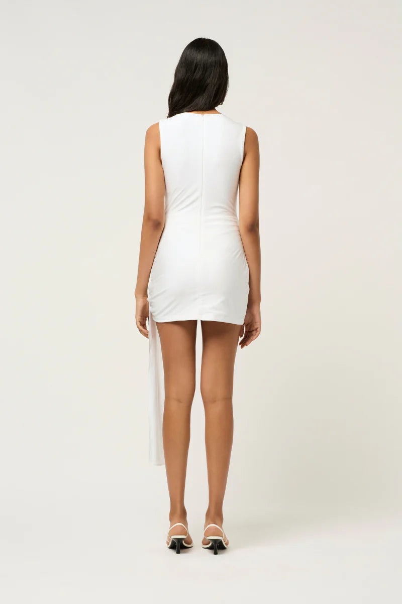 Hire MICHAEL LO SORDO Hybrid Tank Mini Dress in White