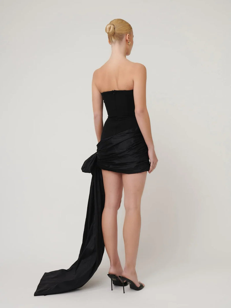 Hire EFFIE KATS Nadia Mini Dress in Black