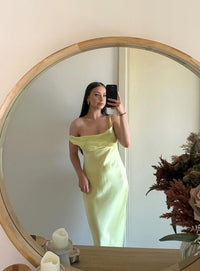 Hire NATALIE ROLT Monika Gown in Lemon Yellow