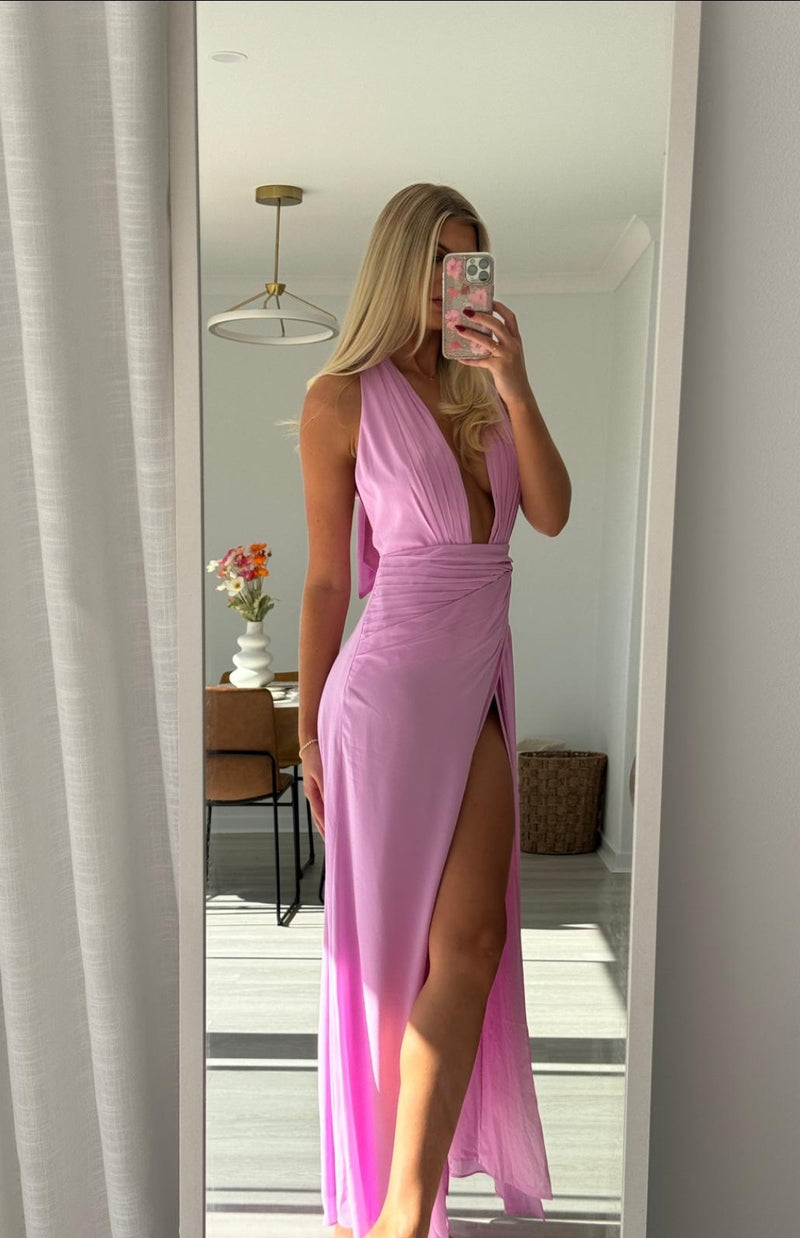 Hire CALIA COLLECTION Antonia Maxi Dress in Soft Pink