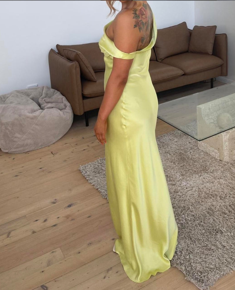 Hire NATALIE ROLT Monika Gown in Yellow