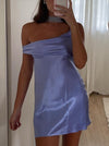 Hire NATALIE ROLT Monika Mini Dress in Bluebell