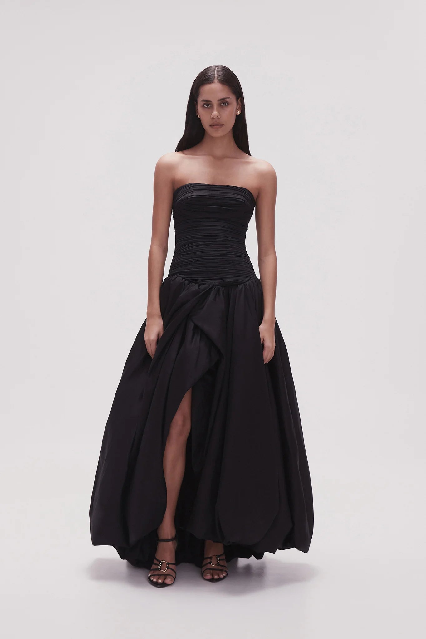 Hire AJE Violette Bubble Hem Maxi Dress in Black – TheOnlyDress Hire