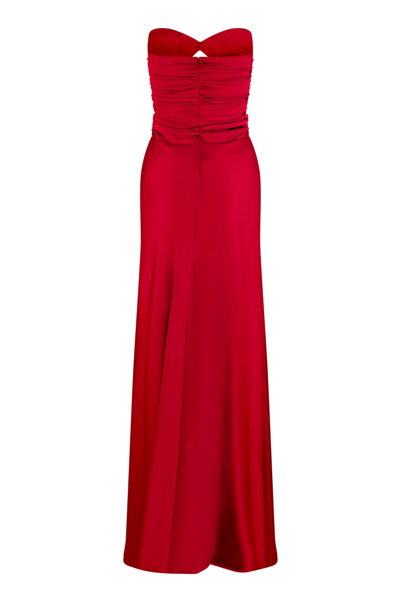 Hire HNTR Inka Gown in Wine Red