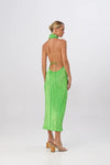 Hire L’IDEE Klum Gown in Neon Lime