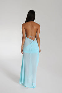 Hire NATALIE ROLT Anastasia Mini & Maxi Dress in Baby Blue