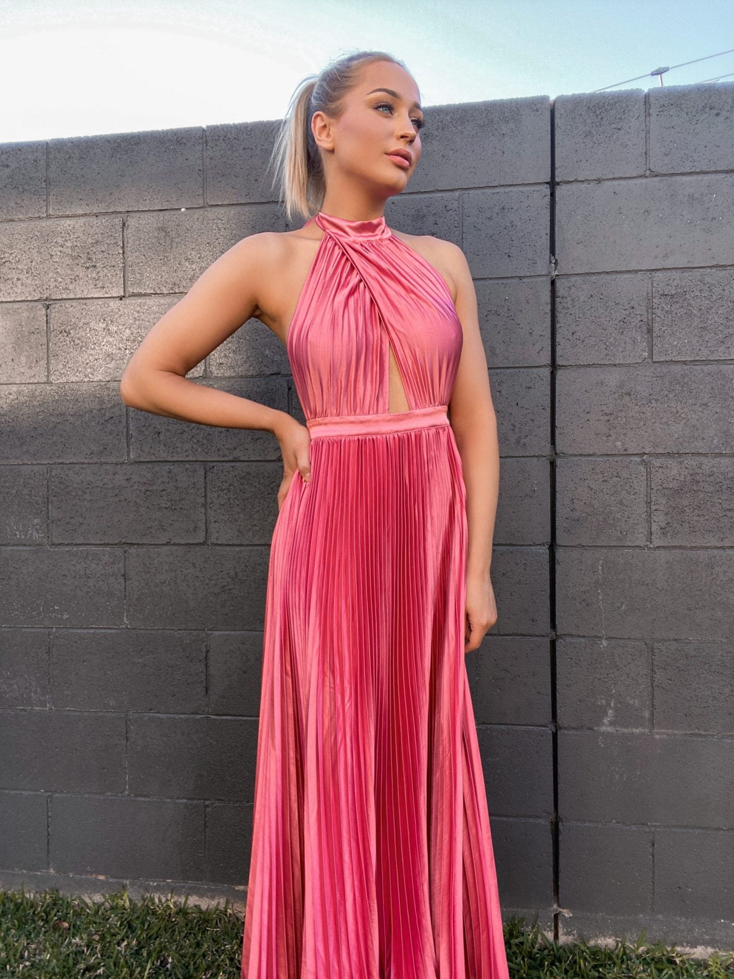 Hire L IDEE Renaissance Gown Dusty Rose Pink TheOnlyDress Hire