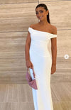 Hire NATALIE ROLT Bettina Gown in White