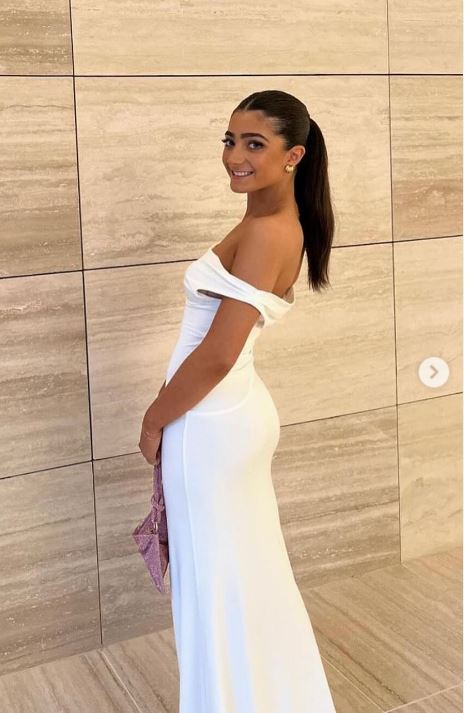 Hire NATALIE ROLT Bettina Gown in White