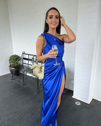 Hire SONYA Nour Maxi Dress In Moroccan Cobalt Blue