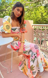 Hire BY NICOLA Camille S/S Maxi Dress In Potpourri