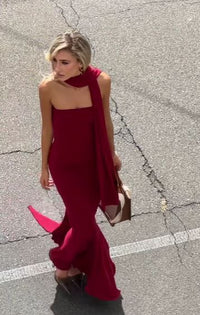 Hire ARCINA ORI Juliana Dress in Rouge