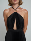 Hire L’IDEE Reveil Gown in Noir Black