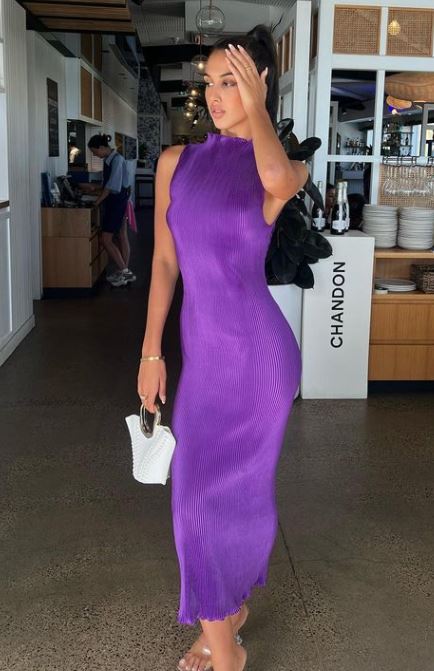 Hire L’IDEE Soiree Gisele Gown Arabia Purple