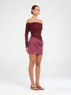 Hire BENNI Luca Mini Dress in Plum