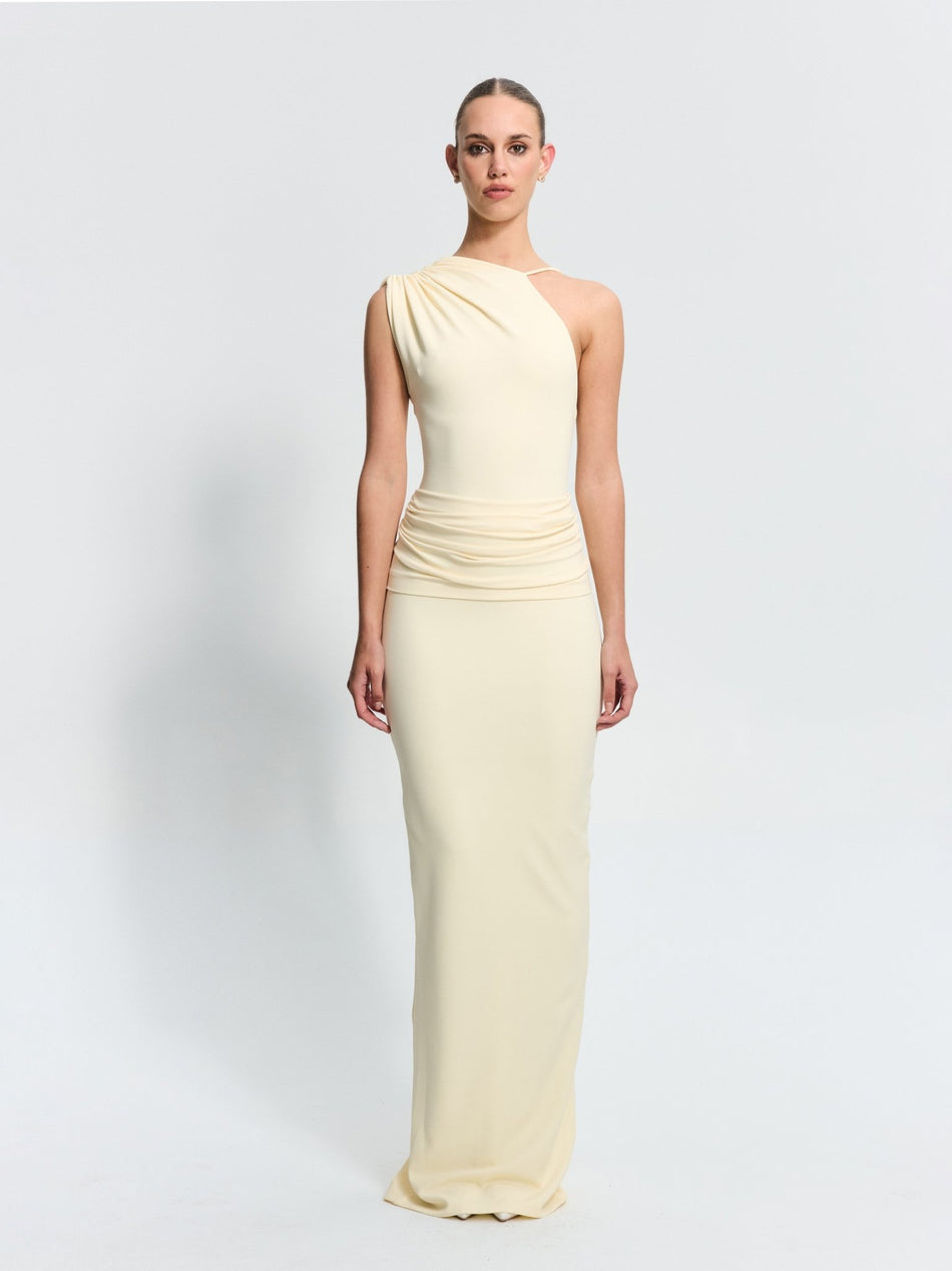 Hire EFFIE KATS Greer Gown in Lemon Yellow