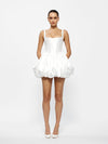 Hire EFFIE KATS Muse Mini Dress in Ivory White