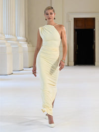 Hire EFFIE KATS Greer Gown in Lemon Yellow