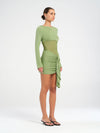 Hire BENNI Juni Mini Dress in Grass Green