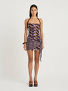 Hire BENNI Marnie Mini Dress in Terra Mosaic Print
