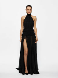 Hire EFFIE KATS Verity Gown in Black Sheer