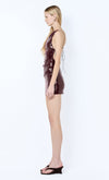Hire BEC+BRIDGE Celestia Mini Dress in Plum