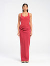 Hire BENNI Jade Maxi Dress in Scarlet Red