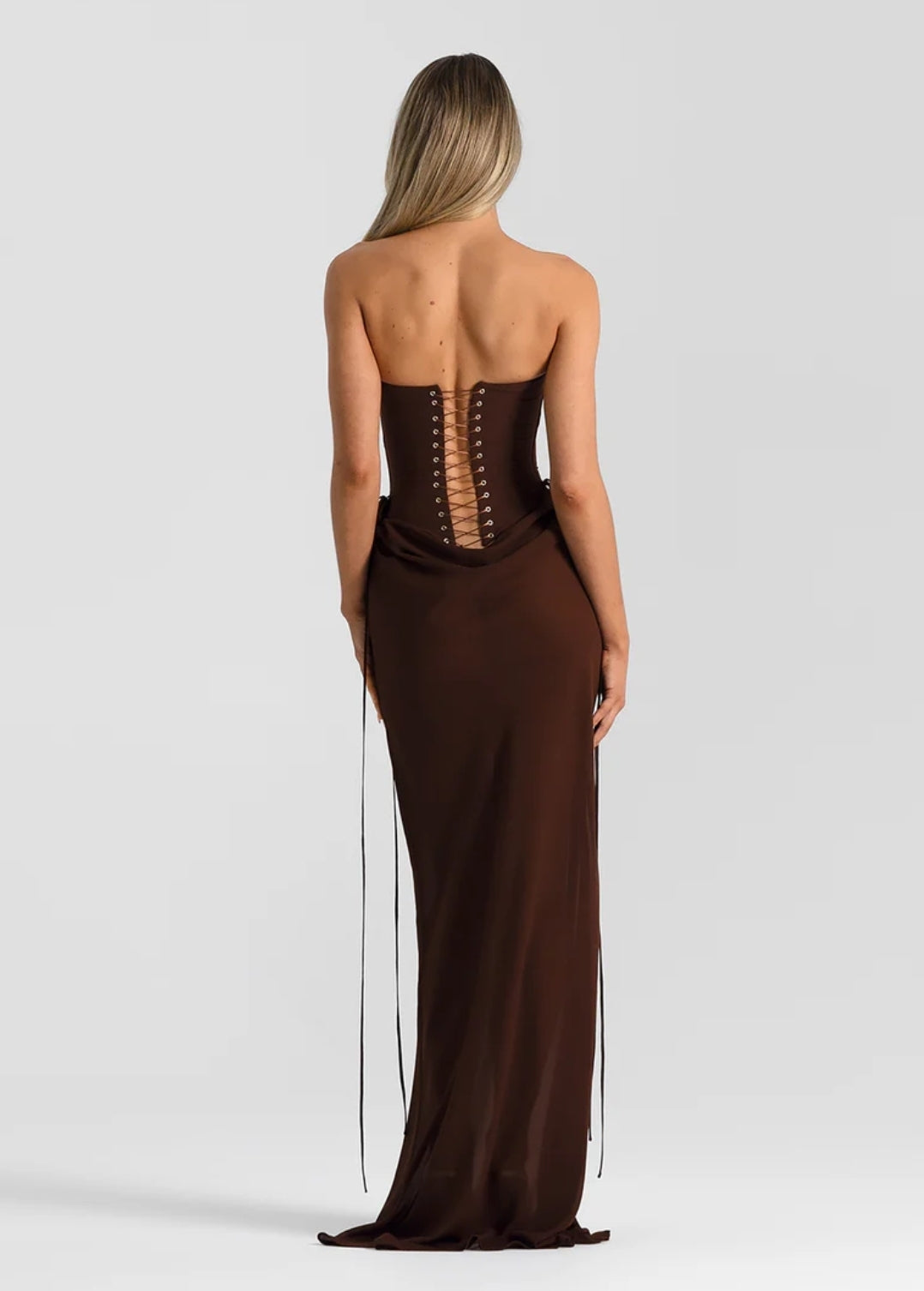 Hire NATALIE ROLT Allira Skirt in Espresso Brown (SKIRT ONLY)