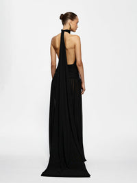 Hire EFFIE KATS Verity Gown in Black Sheer