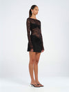 Hire BENNI Oskar Mini Dress in Black Lace
