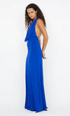 Hire BEC+BRIDGE Nessie Cowl Neck Maxi Dress in Ultramarine Blue