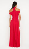 Hire BEC+BRIDGE Deija Offshoulder Maxi Dress in Strawberry Red
