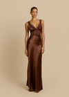 Hire ARCINA ORI Eveline Dress in Cacao Brown