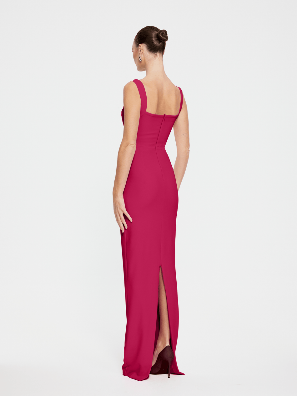 Hire EFFIE KATS Marbella Gown in Raspberry